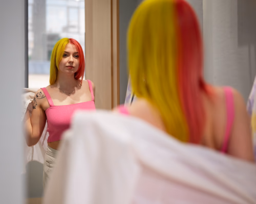 Trans girl flirting online